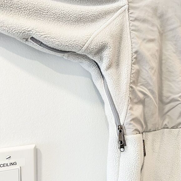 The North Face Women's Denali Polartec Fleece Zip Jacket Light Gray Size X-Small - Picture 4 of 13